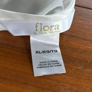 Flora by Flora Nikrooz White Satin Blouse Slinky Sleepwear Tank Top Summer‎ XL thumbnail 7