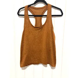 Lululemon Swiftly Tech Racerback Tank Top 2.0 Copper Brown Zebra Size 12 thumbnail 3
