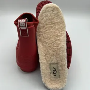 ✨UGG Red Rainboots Size‎ 6 Chevonne Ankle Rain Booties B22B thumbnail 10