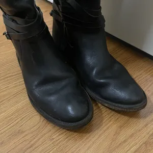 FRYE Leather Black Knee high Riding Western country boots US 7 -77754 4003 thumbnail 4
