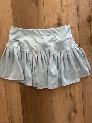 Light Blue Gold Hinge Skirt thumbnail 2