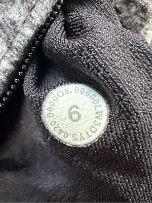 lululemon Ready to Rulu Fleece Pullover Heathered Black Size 6 thumbnail 7