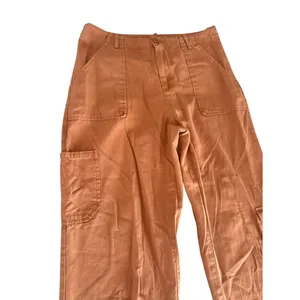 Le Lis Collection Cargo Pants Straight Leg Rust Orange Cotton Womens Medium thumbnail 11