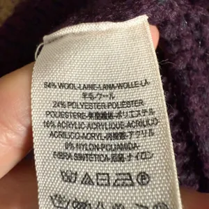 Free People Brown Fair Isle Split Turtleneck Wool Knit Winter Sweater M thumbnail 8