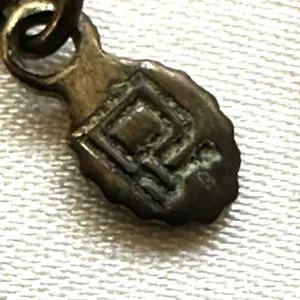 Large blue pendant necklace thumbnail 6