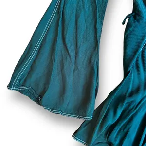 Tularosa Nicole Dress Sycamore Green Pleated Mini Dress Bell Sleeve Size XXS thumbnail 6