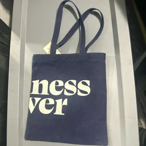 Universal Threads Kindness forever, denim tote bag thumbnail 2