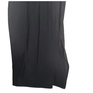 NEW Halara Womens Sz XL Black Stretch Split Hem Back Tie Christmas Holiday Dress thumbnail 2