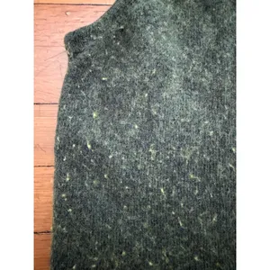 J.Crew Mercantile Sweater Women L Green Good Marled Wool Blend Turtleneck Vest thumbnail 6