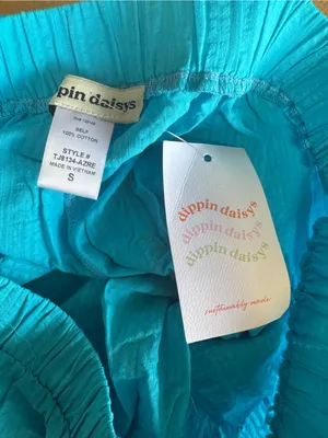 Dippin' Daisy's Sundaze Boxer Shorts Small Swim Cover Up Bottoms thumbnail 2