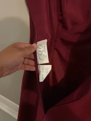B2 Burgundy Wine Red Mini Dress – Perfect for Homecoming! thumbnail 2