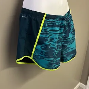 Nike Running Multi Textured Shorts w/ Mesh Drawstring & Built-In Underwear- Med. thumbnail 4
