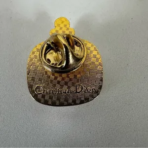 Dior Dune Perfume Bottle Gold Tone Vintage Brooch thumbnail 7