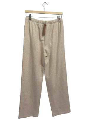 New Skims Cotton Fleece Classic Straight Leg Pant Oatmeal Hearher Medium NWT thumbnail 5
