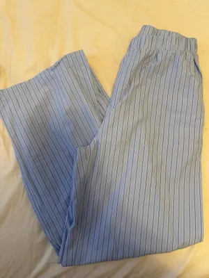 Beige Botany Blue Pinstripe Trousers thumbnail 1