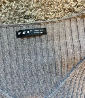 SheIn Light Grey Button Down thumbnail 3