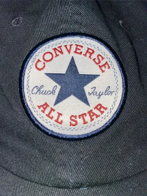 CONVERSE Tip off Chuck Taylor All Star Patch black baseball dad cap size OSFA thumbnail 5