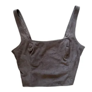 Abercrombie & Fitch Fuax Suede Squareneck Tank Size Large thumbnail 6