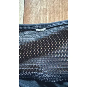 Champion‎ Womens Black Mesh Panel Activewear Short Sleeve Workout Top Tee Small thumbnail 2