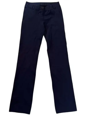 Womens Small Navy Betabrand Pants Sz Small Stretch skinny slim pull on 4-6 thumbnail 1