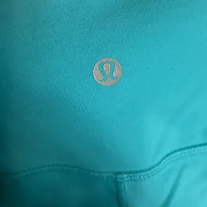 Lululemon Teal/Blue Athletic Leggings 25” Inseam Size 6 thumbnail 3