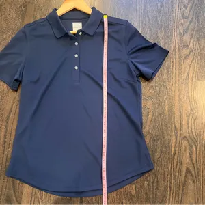 Callaway Women’s Opti-dry Navy Blue Polo Golf Short Sleeve Performance thumbnail 3
