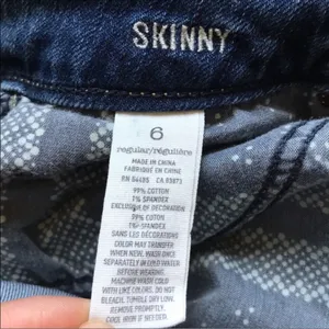 American Eagle Classic Blue Skinny Jeans with Stretch Fit thumbnail 9