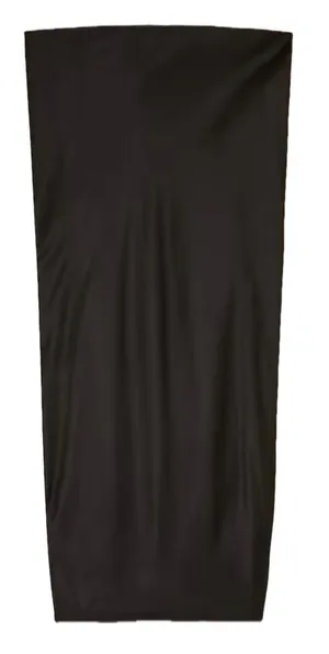 NWOT J. Crew Black New Gwyneth Slip Skirt in Viscose Charmeuse, size L thumbnail 1