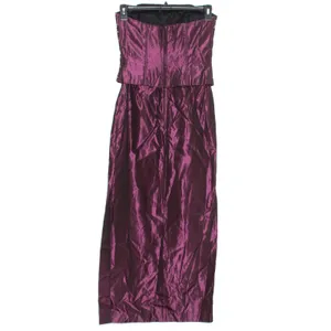 Vintage Jessica McClintock Evening Gown Strapless Taffeta Prom Formal Pageant 7 thumbnail 2