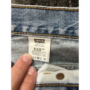 VTG Levis Jeans Womens 10 MIS Blue 550 Relaxed Tapered Mom Made in USA Y2K Denim thumbnail 3