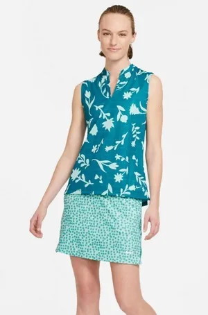 Nike Golf Victory Floral Print Sleeveless Golf Polo NWT Small thumbnail 2