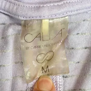 CALIA by Carrie Underwood Striped Workout T-shirt Medium thumbnail 5