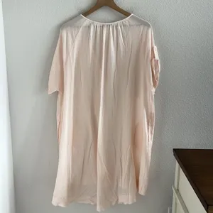 ATM Gauze Cotton Dress in Petal Boho Lagenlook Airy 100% Cotton Coastal Small thumbnail 2