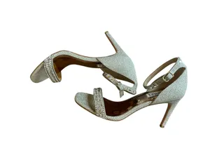 Badgley Mischka Collection Urina Heeled Sandal Platinum Womens Size 9 thumbnail 10