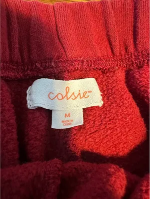 Colsie sweatpant joggers sz M Red Size M thumbnail 4