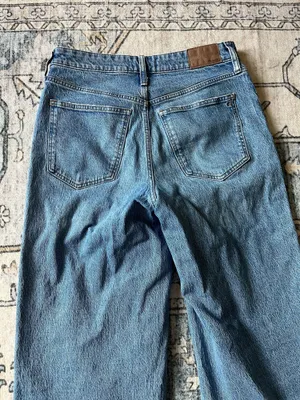 Madewell curvy wide leg jeans thumbnail 6