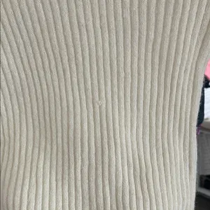 Daily Practice by Anthropologie Cream Ribbed Knit Sweater thumbnail 5