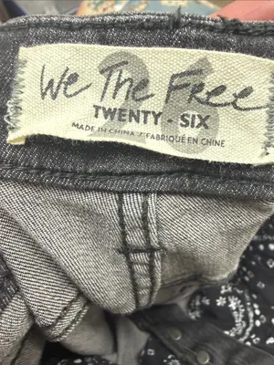 NWOT Free People Irreplaceable Button Front High Waisted Bell Bottom Flare Jean thumbnail 7