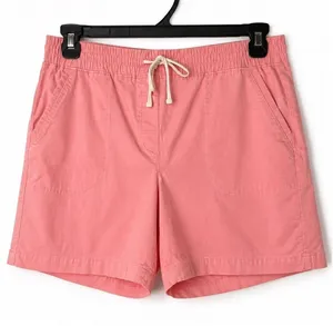 Talbots Shorts Women Large Pink Elastic Waist Drawstring Cotton Blend Preppy thumbnail 1