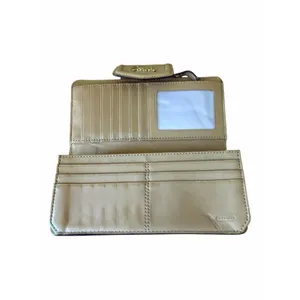 Coach Ashley Slim Envelope Wallet Camel Tan Leather Organizer Wallet thumbnail 8