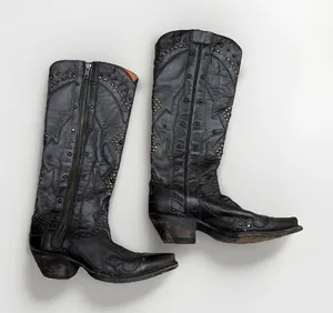 Dan Post Women's Daredevil Studded Tall Western Boots - Snip Toe Size 6 thumbnail 1