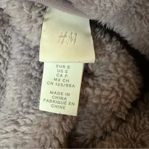 H&M Women’s Fleece Purple Size Small Polyester thumbnail 5