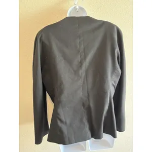 Vintage Buddy Bates Black Blazer with Gold Crest Buttons Sz‎ 18 thumbnail 2
