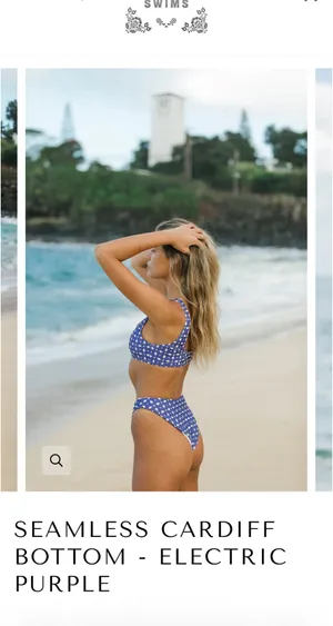 Ele swim bikini set Purple thumbnail 4