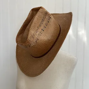 AMERICAN HAT CO. Houston Genuine Hemp Rope Hat Western Cowboy Size 7 1/8 thumbnail 5
