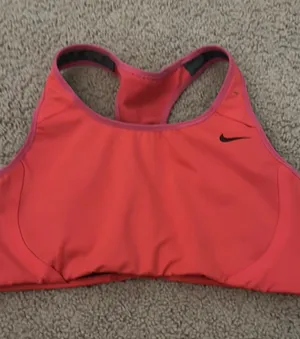 Pink Nike Dri-FIT Racerback Bra Sports Large Women’s thumbnail 1