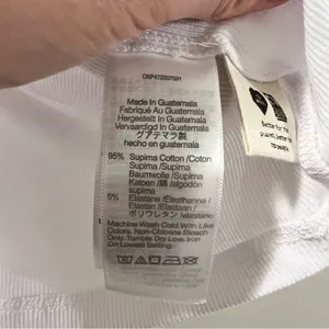 Madewell Brightside Rib One-Shoulder Tank in Eyelet white Size XSmall NWT thumbnail 6