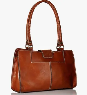 Patricia Nash Rienzo Top Handle Satchel Tan Leather Handbag Brown thumbnail 3