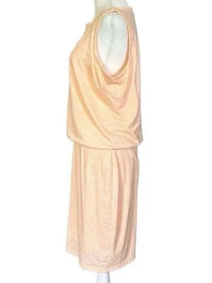 Athleta Vida Tiger Lily Linen Blend Orange Sleeveless Sporty Dress Medium thumbnail 5