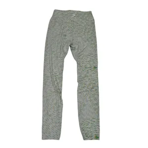 Gymshark Womens XL Grey Green Yellow Swirl Print High Waisted Leggings thumbnail 2
